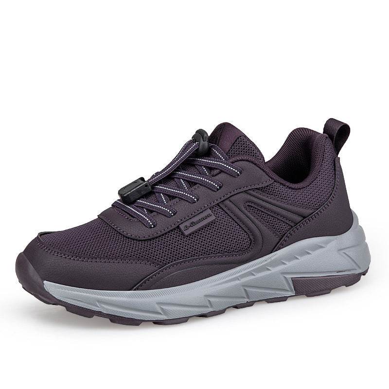 Stylish Leather Waterproof Walking Shoes - Non-Slip & Breathable Comfort - Buy Center