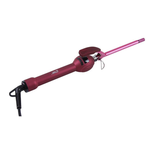 Ultra-Fine LCD Hair Curler Iron - 35W Fast Heating, Wine Red Design - Buy Center