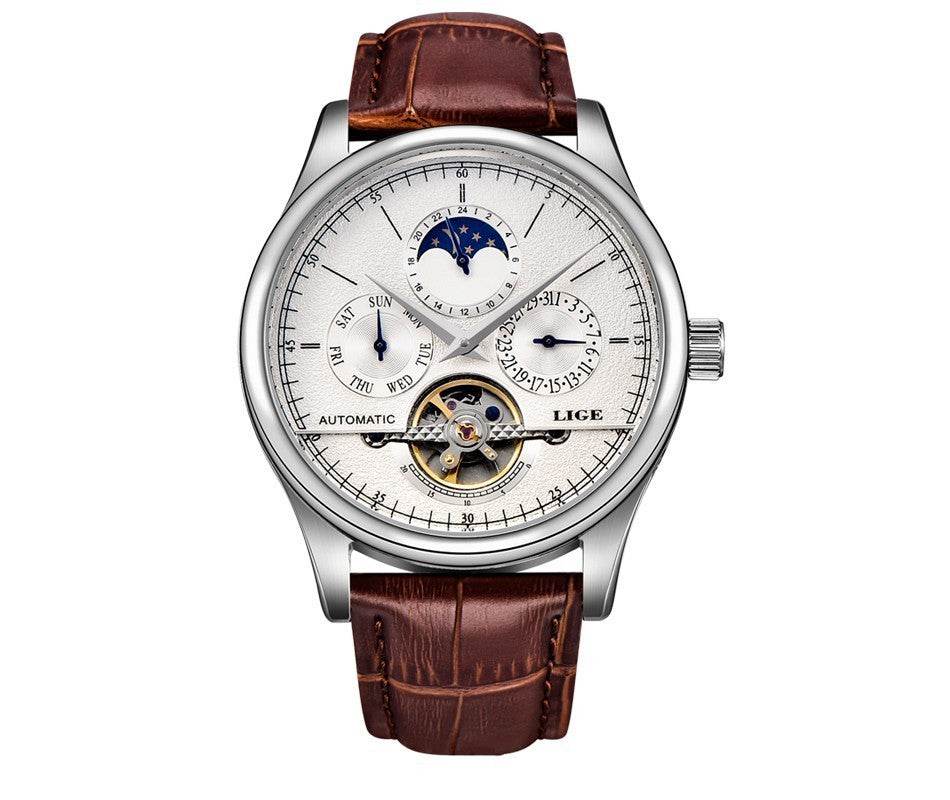 Buycenter Men's Waterproof Mechanical Watch - Stylish 42mm Dial & Month Display - Buy Center