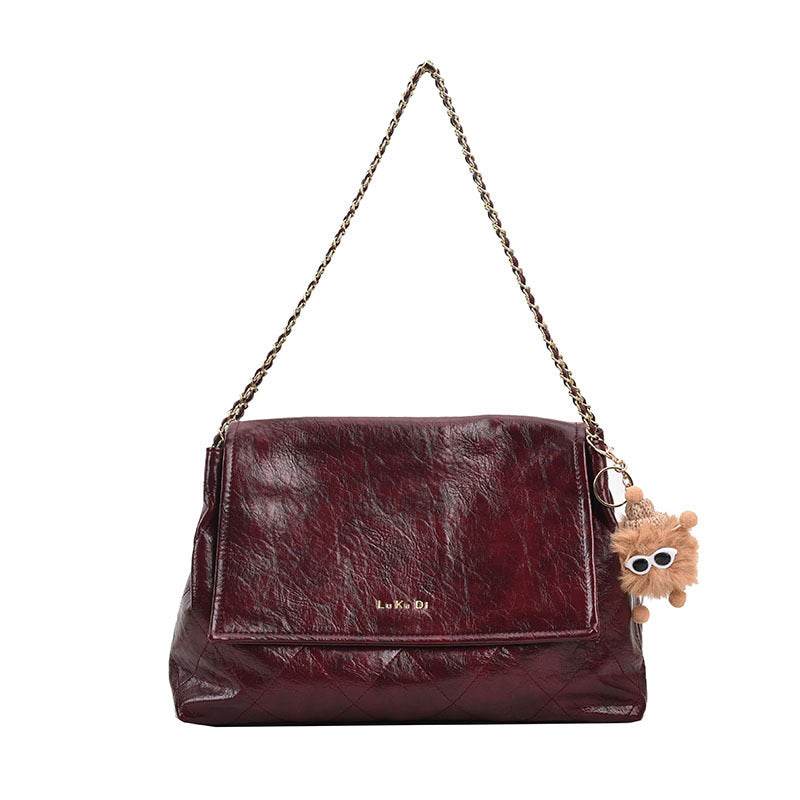 Retro Simple Women's Commuter Bag - Large Capacity, Soft PU, Stylish Design - Buy Center