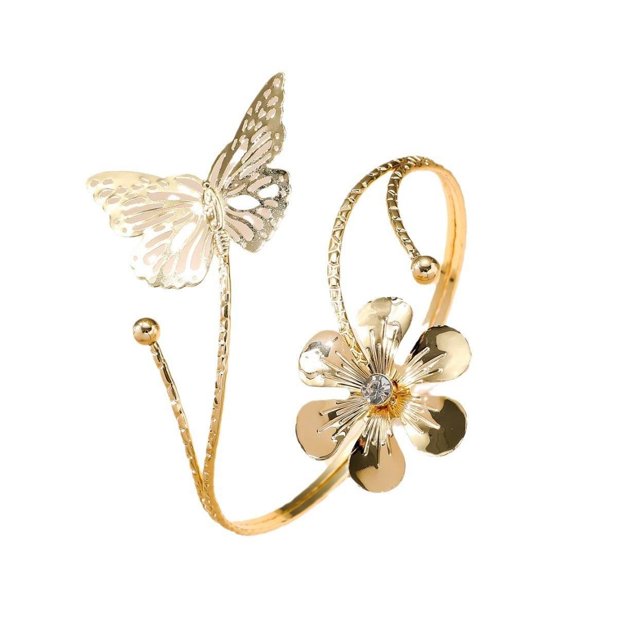 Buycenter Three-Dimensional Butterfly Arm Decoration - Exquisite Gold Alloy - Buy Center