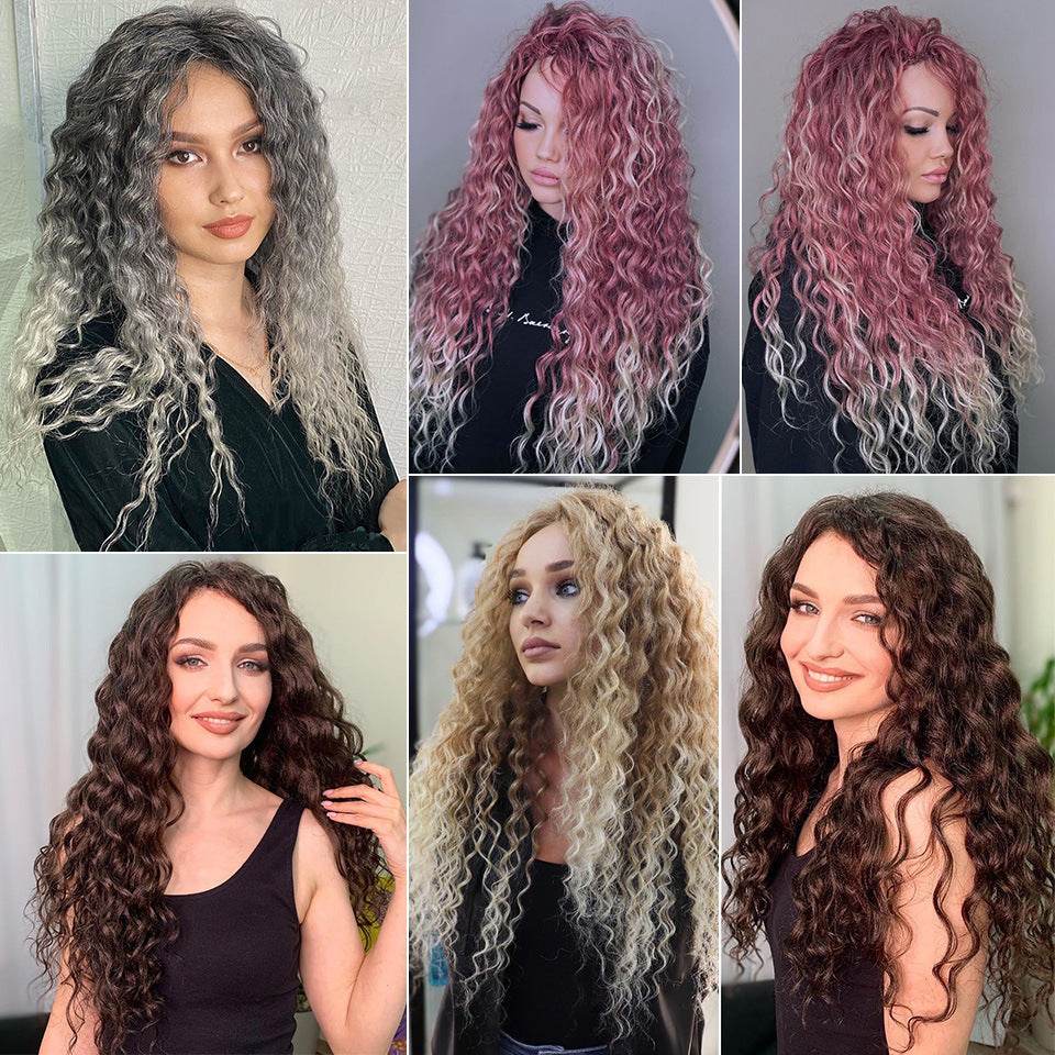 Hawaii Ocean Wave Crochet Hair - Medium Long Silk Texture Wig 2025 - Buy Center