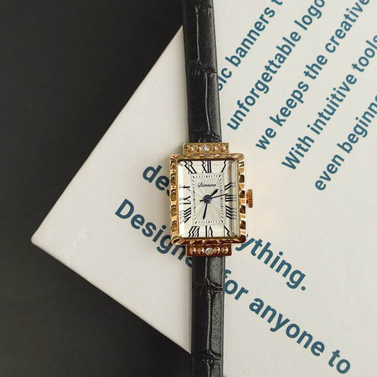 Long Block Antique Pocket Watch for Women - 30m Waterproof & Stylish - Buy Center