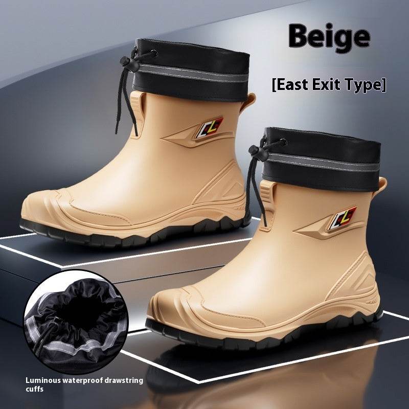 Non-Slip Wear-Resistant Rain Shoes for Men - Trendy Outdoor Boots 2025 - Buy Center