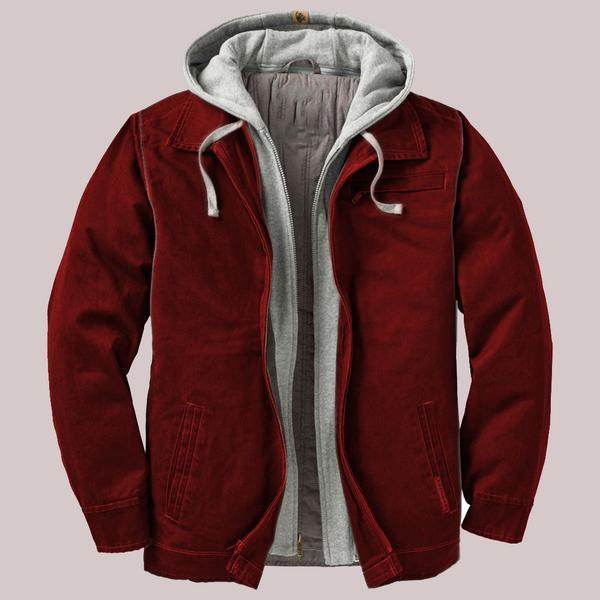 Buycenter Thickened Hooded Jacket - Stylish Long Sleeve for Winter 2025 - Buy Center