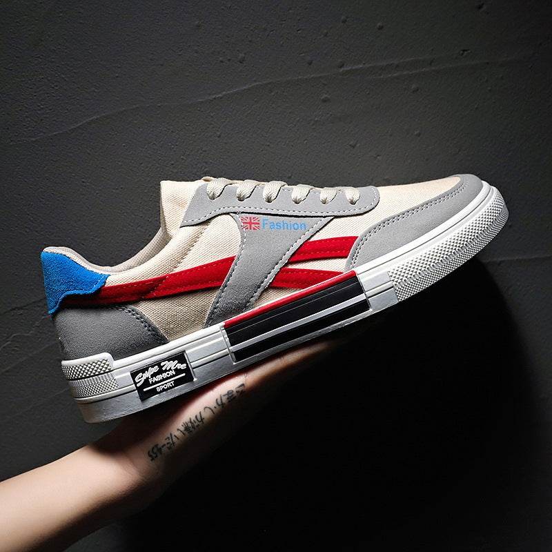 Buycenter Low-Top Canvas Sneakers - Stylish Vulcanize Shoes for Men - Buy Center