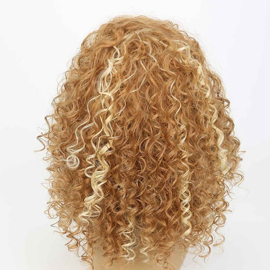 African Small Curly Headgear - 18" Lightweight Synthetic Hair Piece - Buy Center