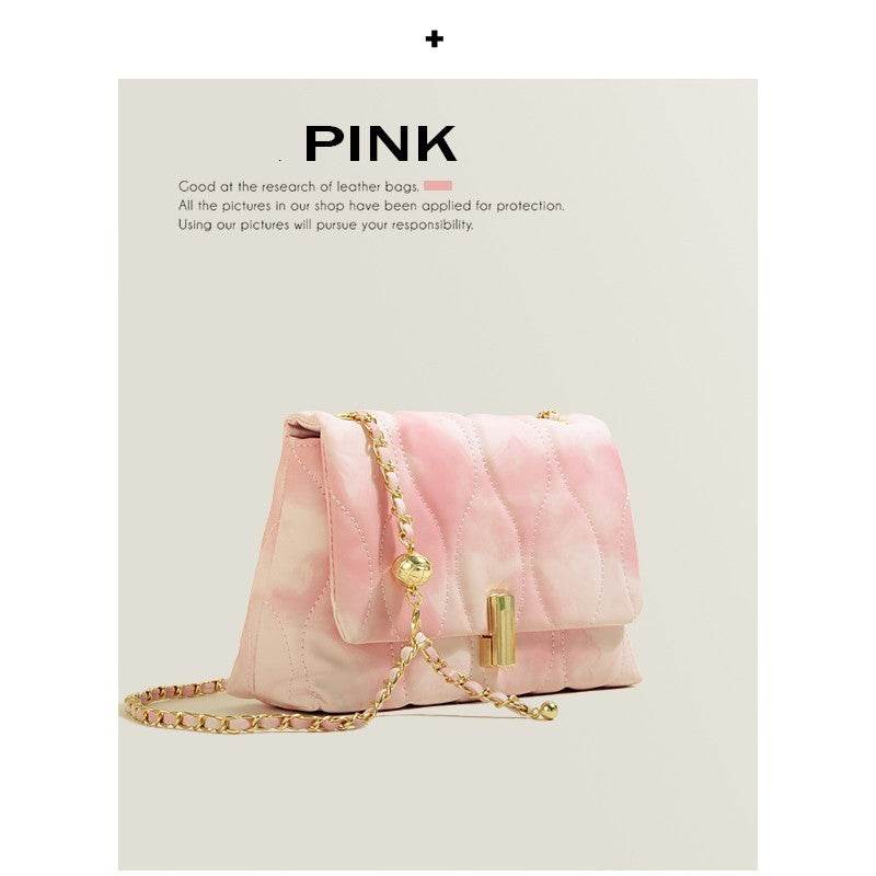 Elegant Texture Chain Crossbody Bag - Stylish Small Square Evening Bag - Buy Center