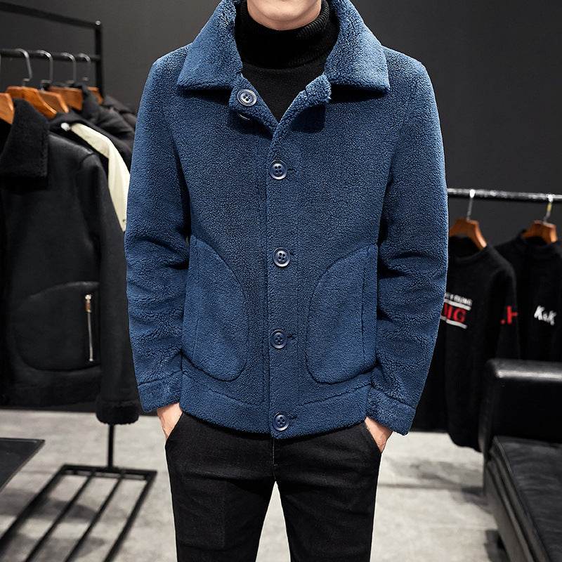 Buycenter Men's Slim Fit Padded Jacket - Multi-Pocket Design, Warmth - Buy Center