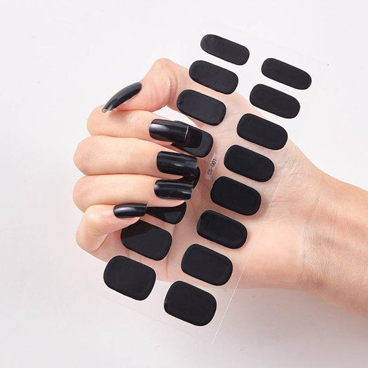 Waterproof Letter Color Nail Stickers - Long Lasting Stylish Designs - Buy Center