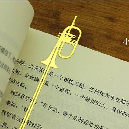Exquisite 8-Piece Musical Note Bookmark Set - Stylish Gift for Music Lovers - Buy Center