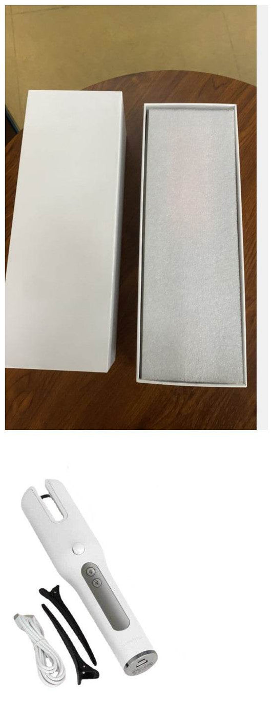 Wireless Automatic Curler - Ceramic Heat, LCD Screen & USB Rechargeable - Buy Center