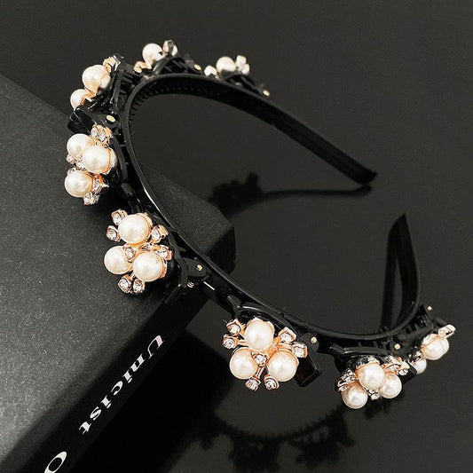 Lazy Braided Hair Clip Headband - Japanese & Korean Stylish Accessory - Buy Center