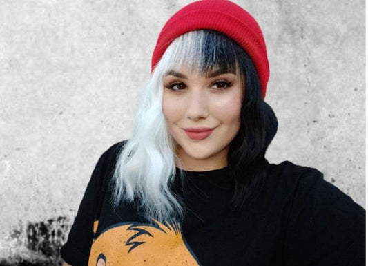 Similler Short White Kinky Wig - Perfect for Halloween & Cosplay Events - Buy Center