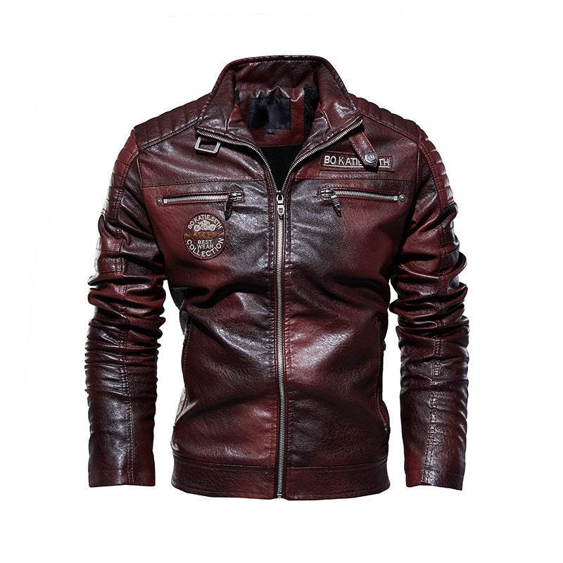 Modern Hardman Plush Leather Motorcycle Jacket - Trendy & Stylish 2025 - Buy Center