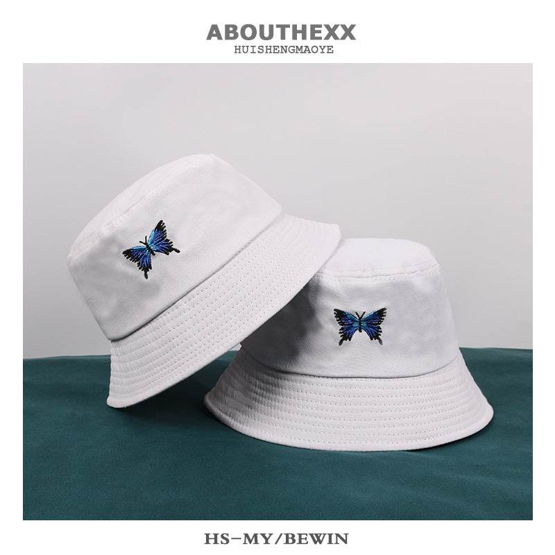 Buycenter Women's Embroidered Bucket Hat - Casual & Sun-Proof Design - Buy Center