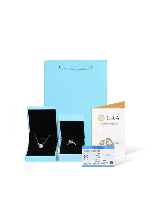 S925 Silver Moissanite Flower Ring - Adjustable Trendy Women's Jewelry - Buy Center