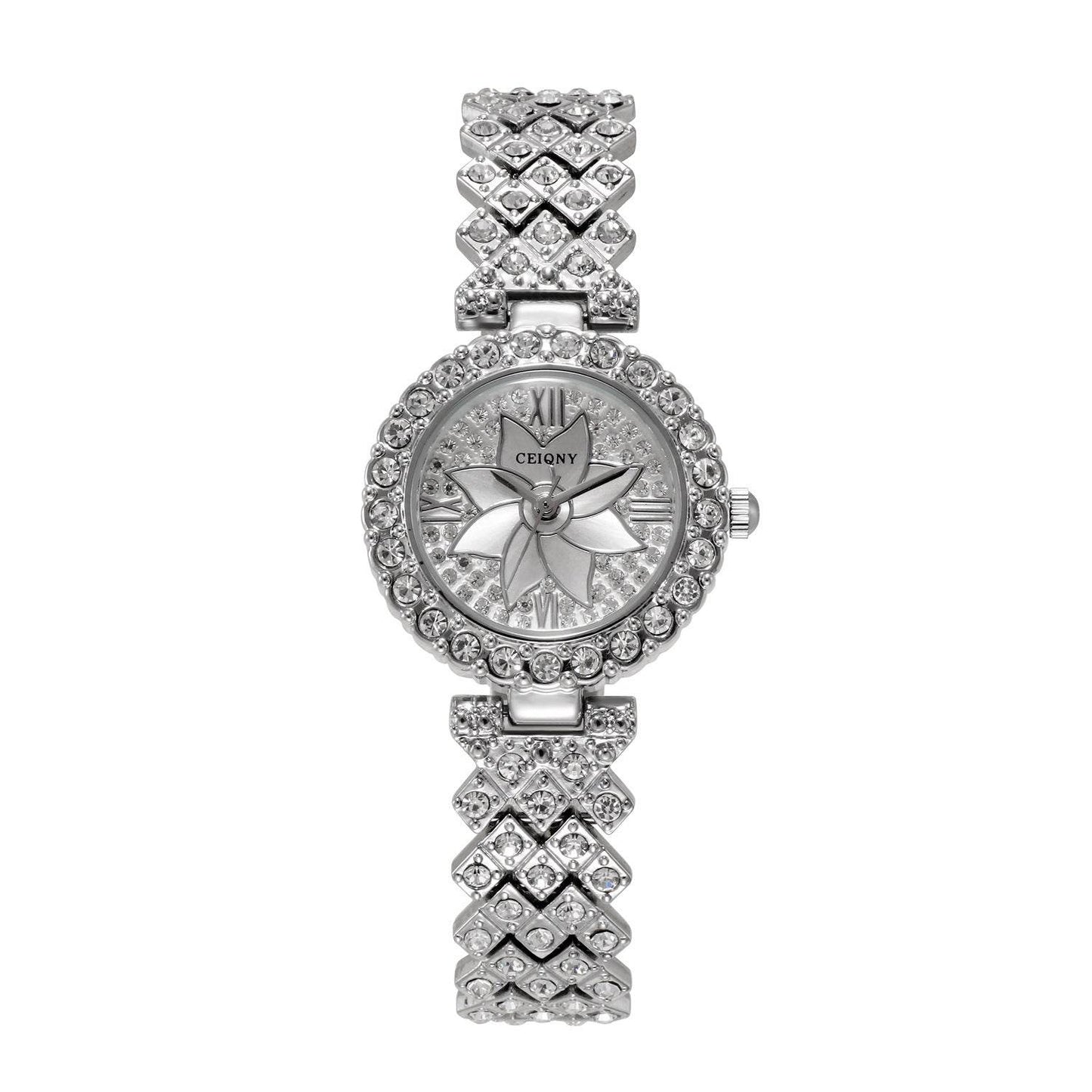 Xiaoxiangfeng Diamond Quartz Watch for Women - Elegant & Waterproof Design - Buy Center