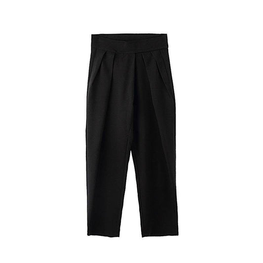 Men's High Waist Harem Trousers - Stylish Cotton Comfort, Urban Chic - Buy Center