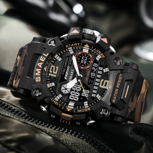 Tactical Camouflage Alloy Watch - Luminous & Waterproof Outdoor Accessory - Buy Center