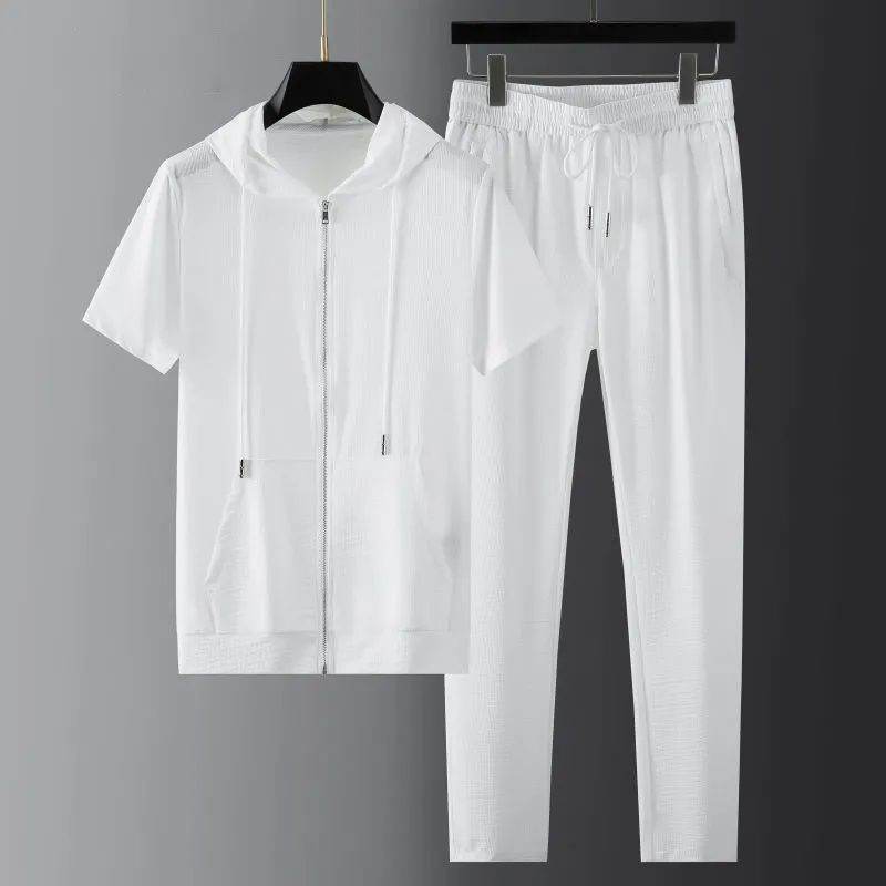 Men's Lightweight Short Sleeve Pajama Set - Stylish & Comfortable Two-Piece - Buy Center