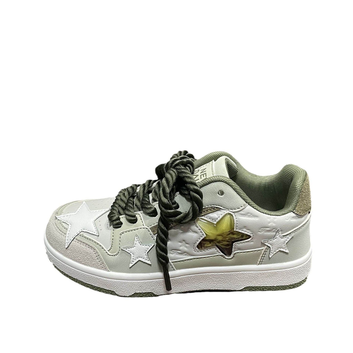 Casual Contrast Color White Shoes - Stylish Vulcanize Footwear 2025 - Buy Center