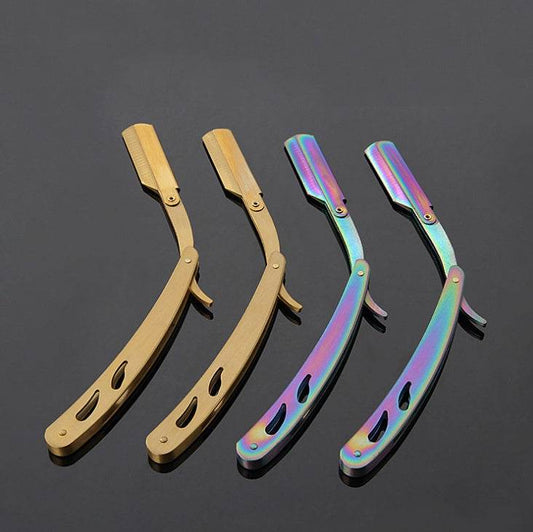 Premium Stainless Steel Razor - 10 Blades for Smooth and Precise Shaving - Buy Center