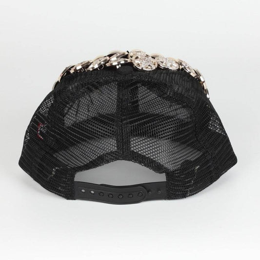 Handmade Skull Leopard Rivet Baseball Cap - Adjustable Unisex Fashion - Buy Center