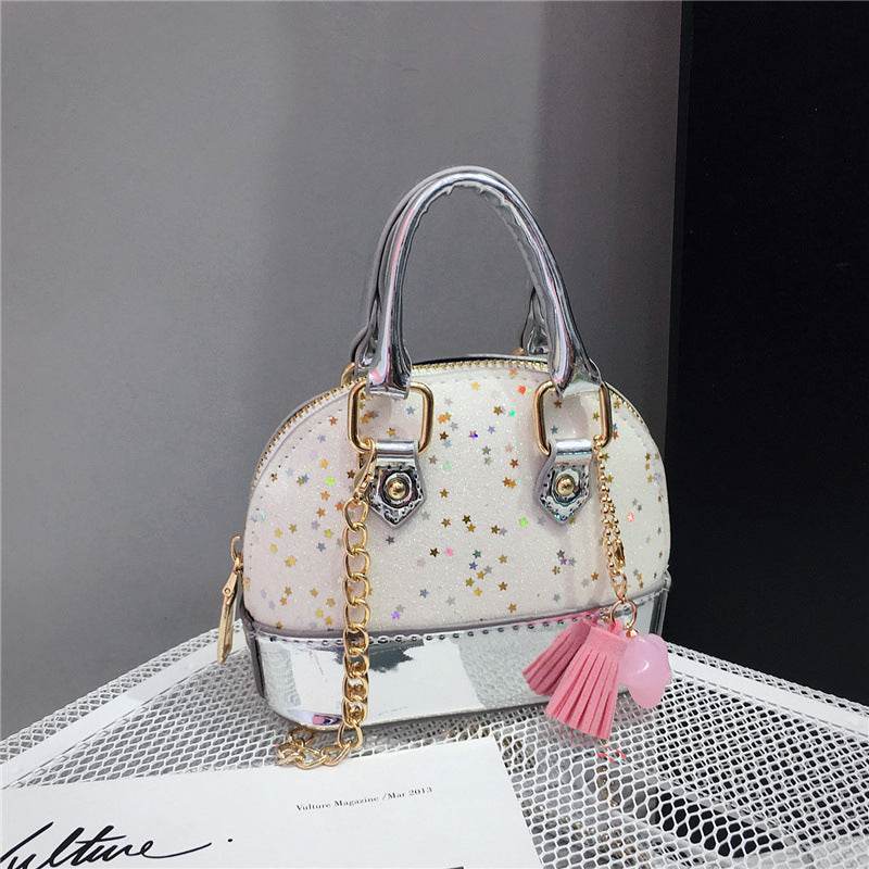 Cute Mini Shell Bag for Boys - Stylish Sequined PU Fabric 2025 - Buy Center