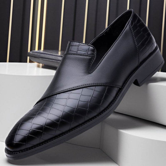 Plus Size Men's Business Dress Leather Shoes - Stylish & Breathable Comfort - Buy Center