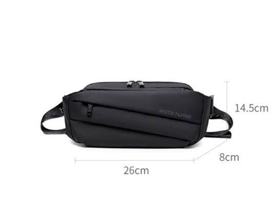 Men's One-Shoulder Crossbody Bag - Stylish & Waterproof for Travel - Buy Center