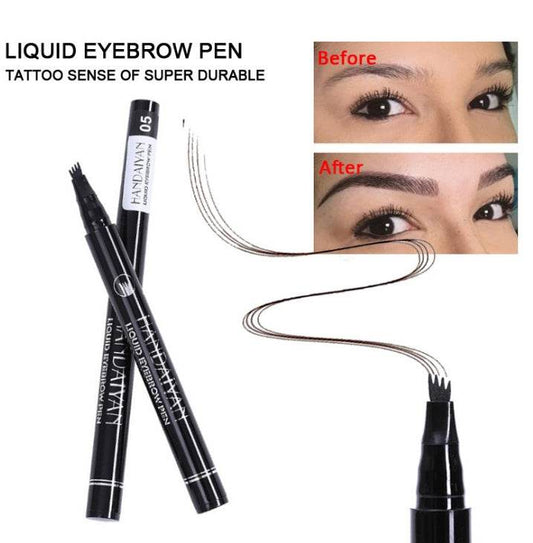 Microblading Eyebrow Pencil - Waterproof Fork Tip for Flawless Brows - Buy Center