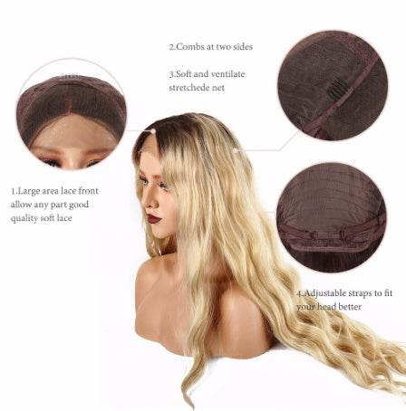 Long Curly Hair Wig Set - High-Quality Synthetic, Adjustable & Heat-Resistant - Buy Center