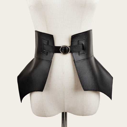 American Style Girdle Waist Skirt - Fashionable PU Leather Belt 2025 - Buy Center