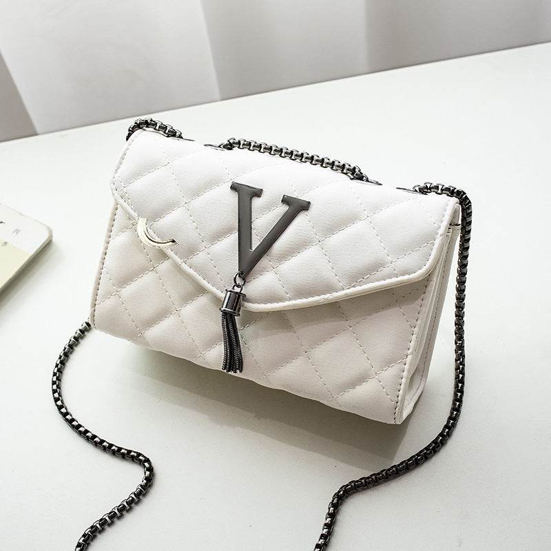 Urban Style Polyester Evening Bag - Chain Tassel Crossbody 2025 - Buy Center