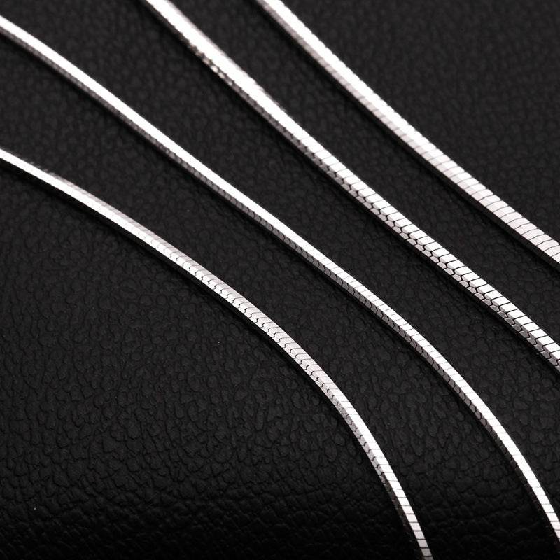 Sterling Silver Plated Necklace Chain - Korean Fashion for Men & Women - Buy Center