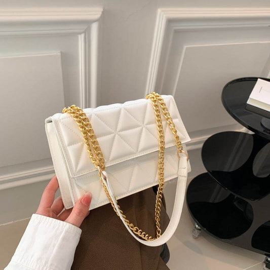 Buycenter Western Style Messenger Bag - Embroidered Rhombus Design - Buy Center