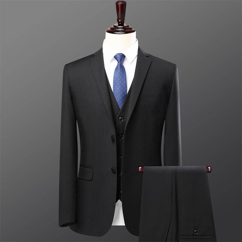 Buycenter Men's Slim Fit Two-Piece Suit Set - Stylish Casual Wedding Attire - Buy Center
