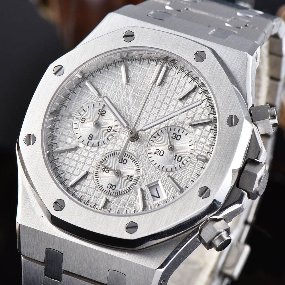 Buycenter Men's Quartz Sports Watch - Waterproof, Stylish Steel Timepiece - Buy Center