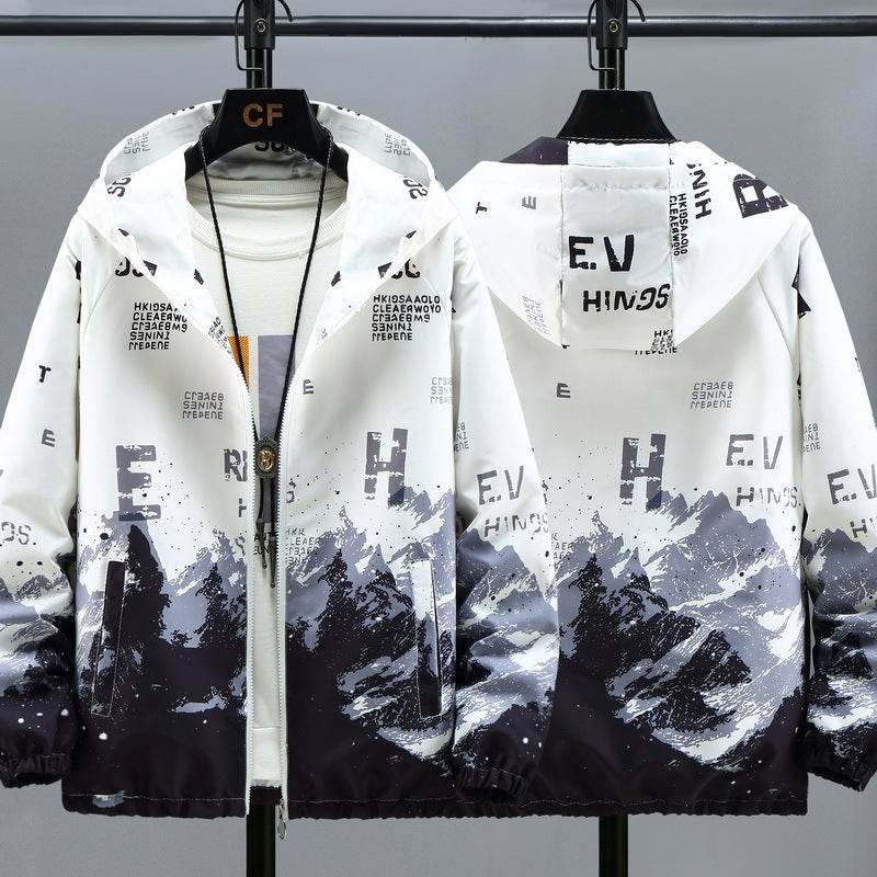 Buycenter Hooded Casual Men's Jacket - Trendy Striped Design in 2025 - Buy Center