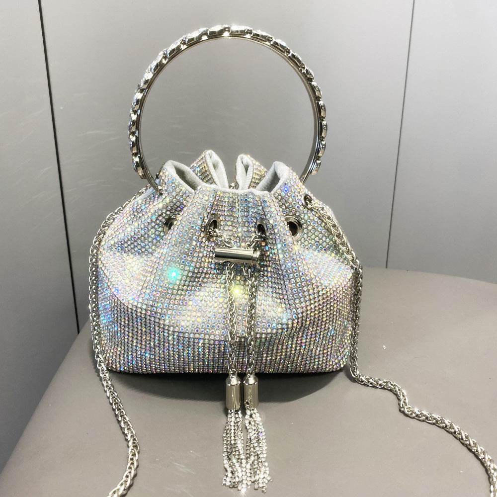 Shiny Diamond Handbag for Women - Stylish Evening Bag in Vibrant Colors - Buy Center