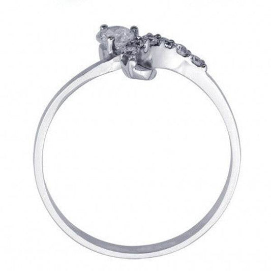 Buycenter Diamond Women's Ring - Fully Inlaid Alloy, Multiple Sizes Available - Buy Center