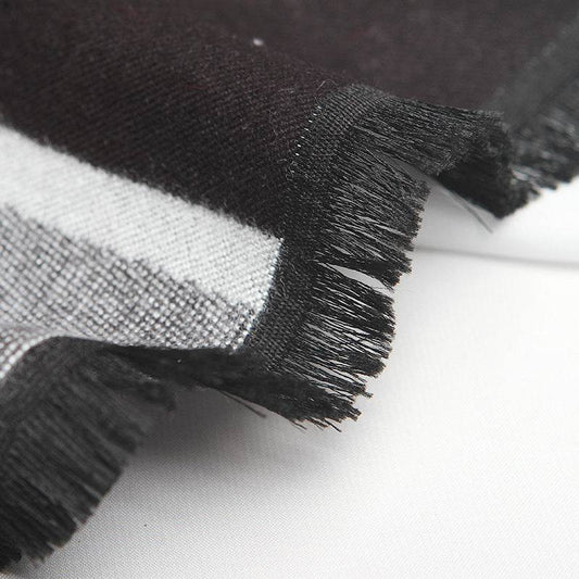Men's Fashion Plaid Scarf - Thickened Imitation Cashmere for Style and Warmth - Buy Center