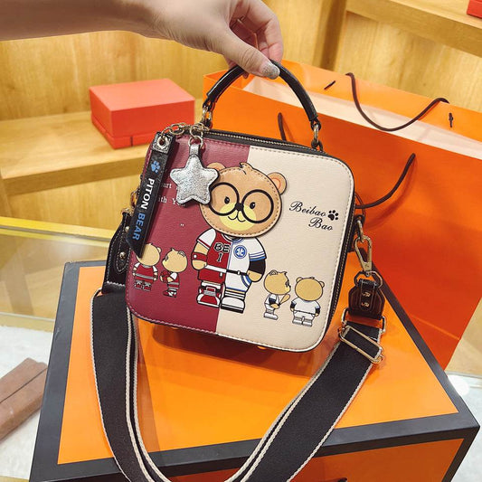 Buycenter Cartoon Teddy Bear Hand-held Clutch - Urban Simplicity Style - Buy Center