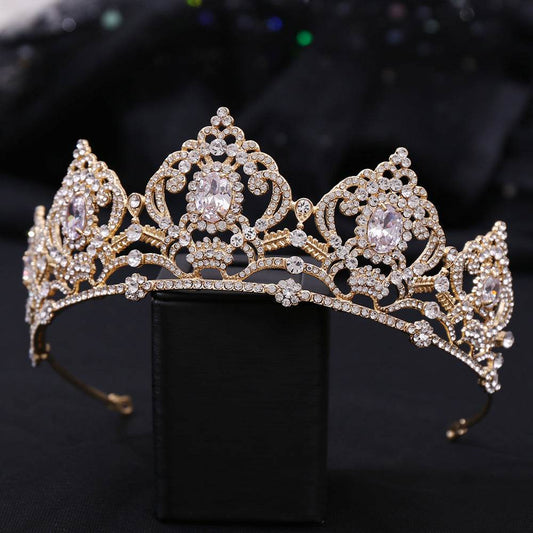 Alloy Electroplate Crowns - Korean Style Wedding Hair Jewelry for 2025 - Buy Center