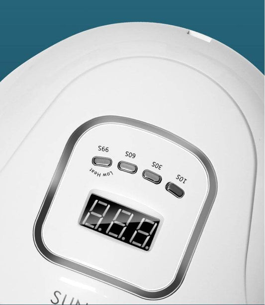 Quick-Drying Nail Polish Lamp Dryer - 120W UV/LED with Timers - Buy Center