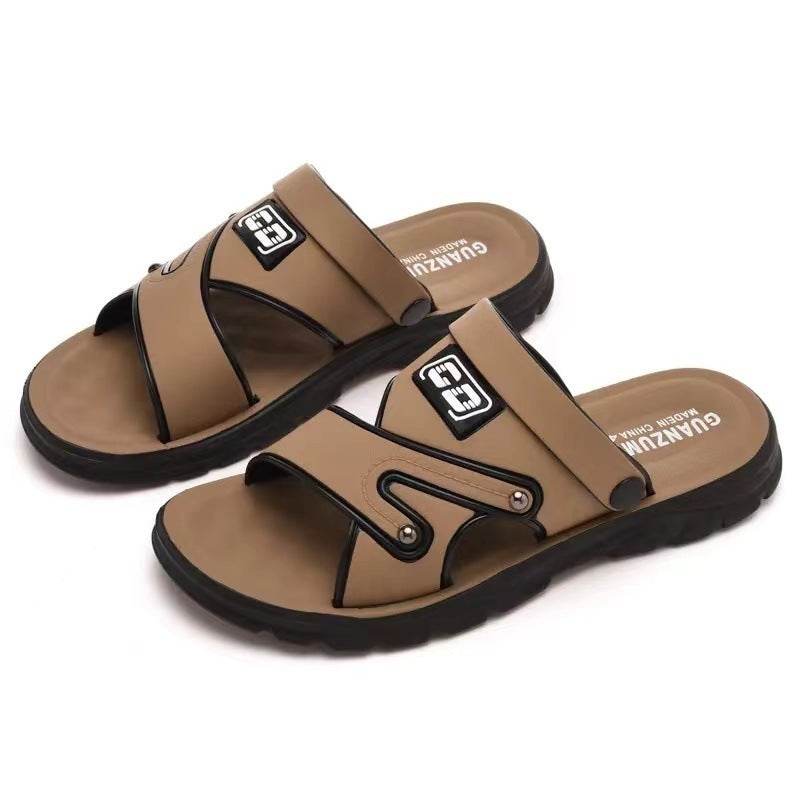 Men's Non-Slip Beach Sandals - Stylish Platform Design for Summer Fun - Buy Center