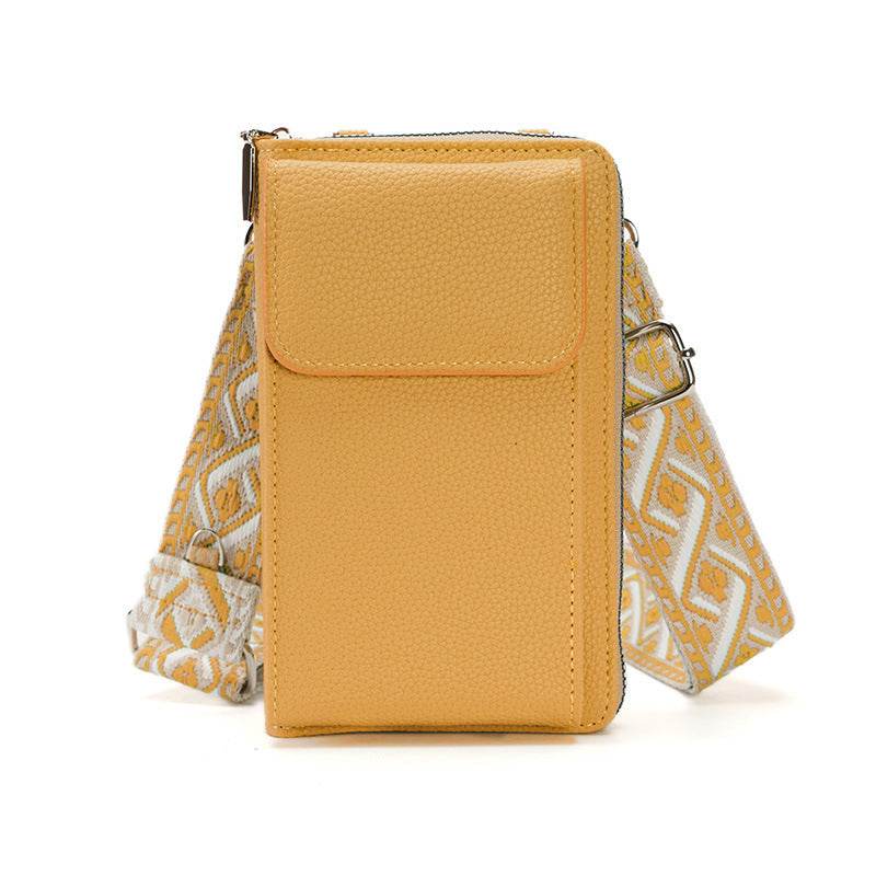 Stylish Women's Messenger Bag - Trendy PU One Shoulder Phone & Coin Purse - Buy Center
