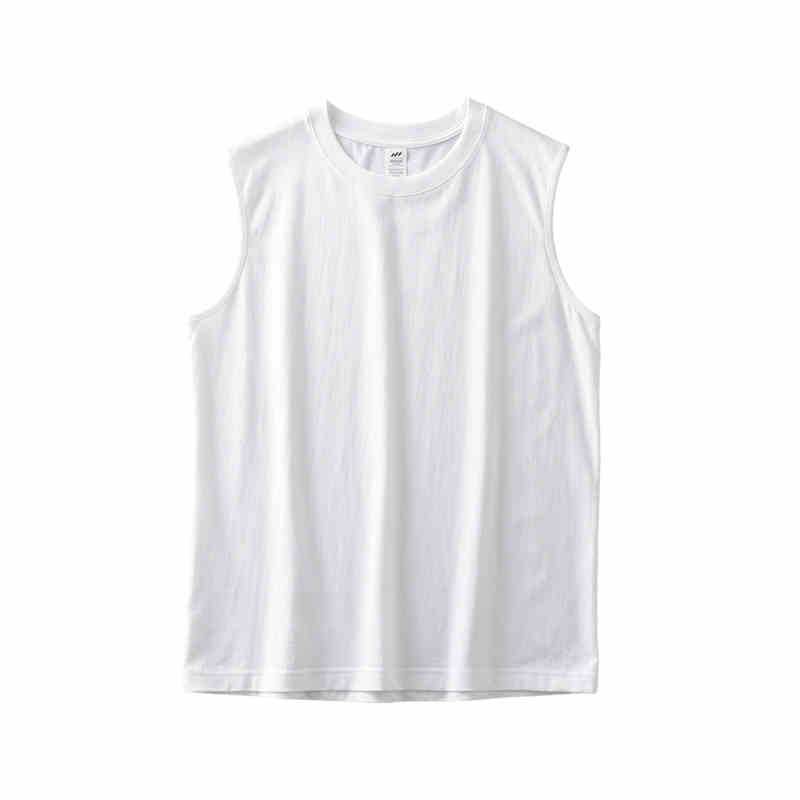 Men's Solid Color Sleeveless Fitness Waistcoat - 100% Cotton, Moisture-Wicking - Buy Center