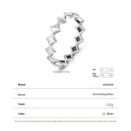 Retro Star Ring - Unique Silver Five-Pointed Star for Stylish Outfits - Buy Center